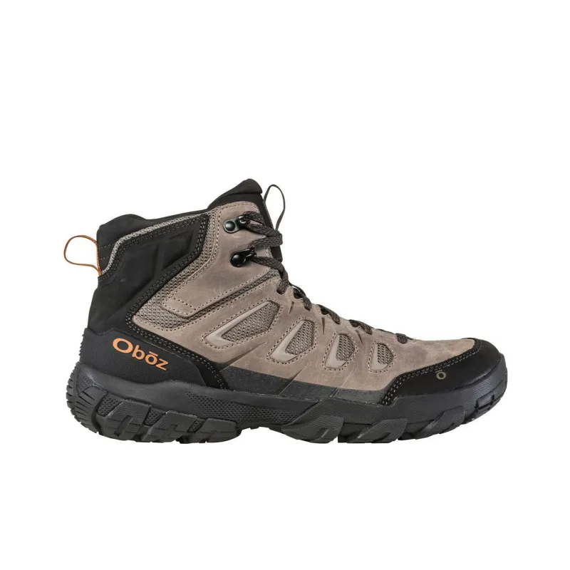 Oboz Footwear Sawtooth Cushioning Wear-Resistant Mid-Top Outdoor Shoes Men's Brown-1