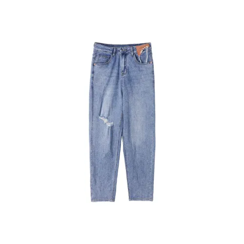 SMEN Jeans Women's Denim Blue