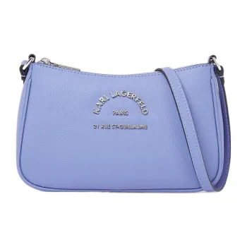 KARL LAGERFELD / Karl Lagerfeld Jeans Logo Plaque Zip-Up Crossbody Bag