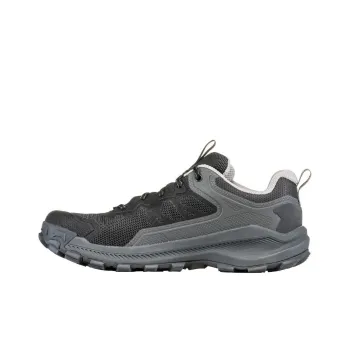 Oboz Footwear Katabatic Cushioning Wear-Resistant Low-Top Outdoor Shoes Men's Gray Black