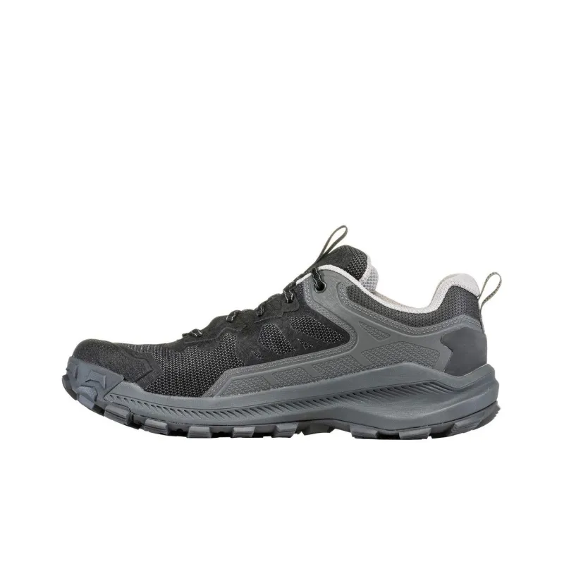 Oboz Footwear Katabatic Cushioning Wear-Resistant Low-Top Outdoor Shoes Men's Gray Black-0