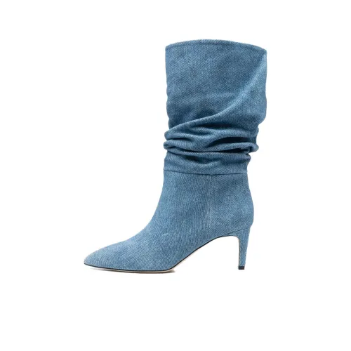 Paris Texas 98mm Pointed-toe Denim Boots