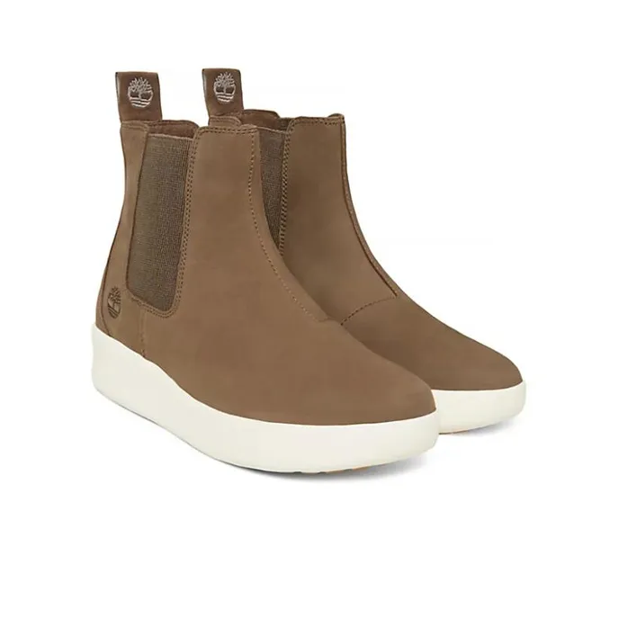 Timberland Berlin Park Short Chelsea Boots Women's Brown-1