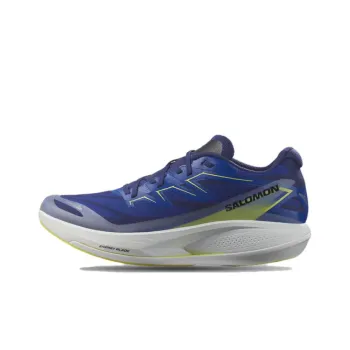 SALOMON Phantasm 2 Cushioning Breathable Low Top Training Running Shoes Men's Blue Yellow
