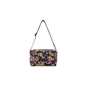 ISSEY MIYAKE Saddle Nylon Camera Bags Crossbody Bag Shoulder Bag Unisex Purple