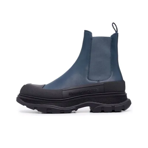 Alexander McQueen Tread Slick Ankles Boots Blue/Black
