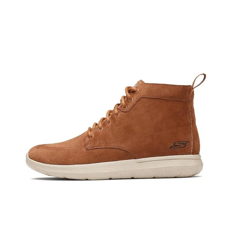Skechers GO WALK City Ankle Boots Caramel-0