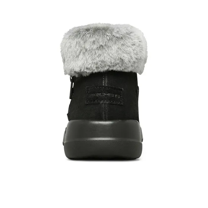 Skechers On The Go Joy Snow Boots Fur 'Black White' Women's-3