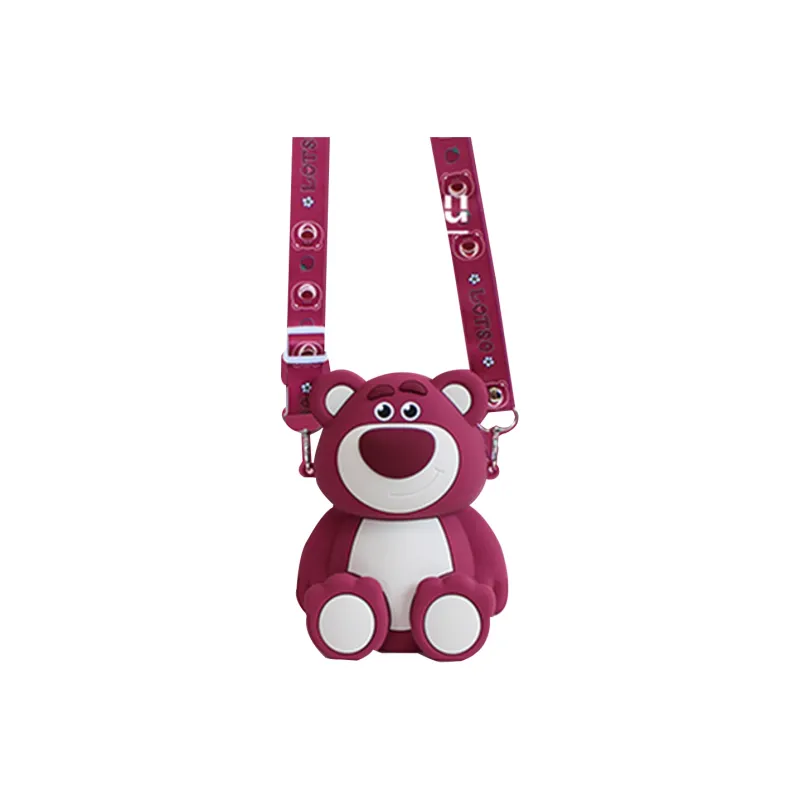 Disney Polyester Silicone Coin Purse Cell Phone Edition Regular Unisex White Red-5