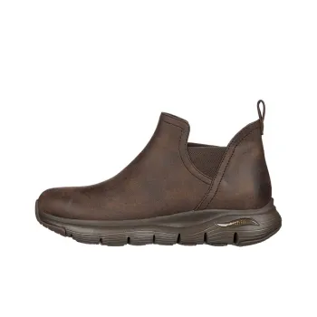 Skechers Arch Fit Smooth Ankle-Length Chelsea Boots Women's Brown