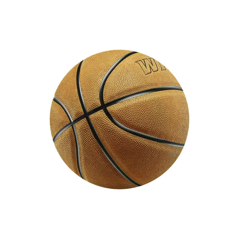 WADE Cow Leather Basketball Yellow With Beads Size 7 Ball Training Match Unisex-6