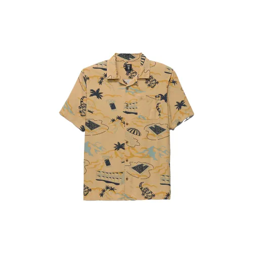 Vans Scenic Shirts Men Taupe Grayish Brown