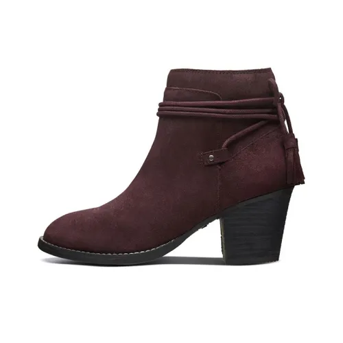 Skechers Ankle Boots Women's Low-Top Burgundy