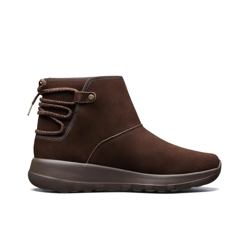 Skechers ON THE GO Thermal Abrasion Resistant Short Snow Boots Women's Coffee-1