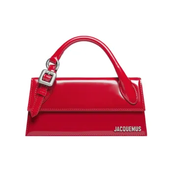 Jacquemus Le Chiquito Calfskin Shoulder Bag Crossbody Bag Handbag Women's Red