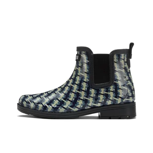 AIGLE Carville Chelsea Boots Women's Letter Combo Print