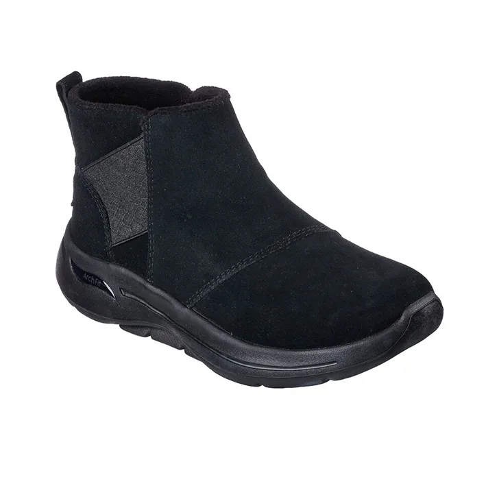 Skechers Go Walk Arch Fit Ankle Boots Women's Black-2