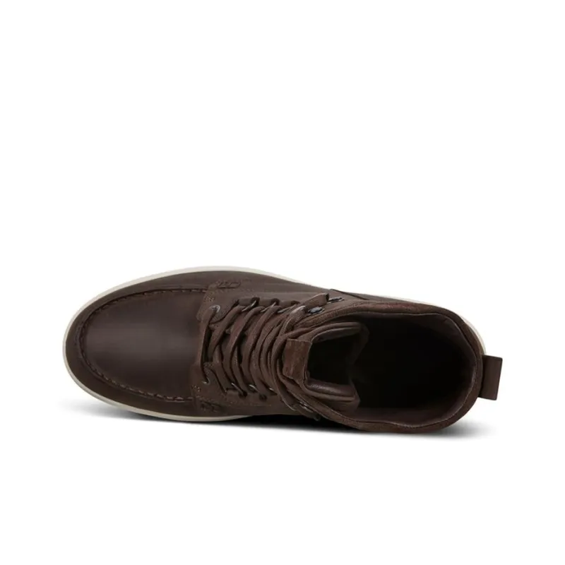Ecco Soft 7 Skateboard Shoes Men Coffee-2