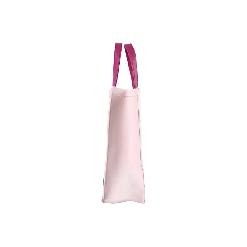MESUCA PVC Handbag, Shoulder Bag Small Size Women's Pink-3