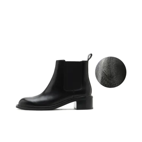 Staccato Chelsea Boots Women's Black Lined With Fleece