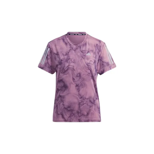 Adidas Originals OWN THE RUN T-Shirts Women's Purple