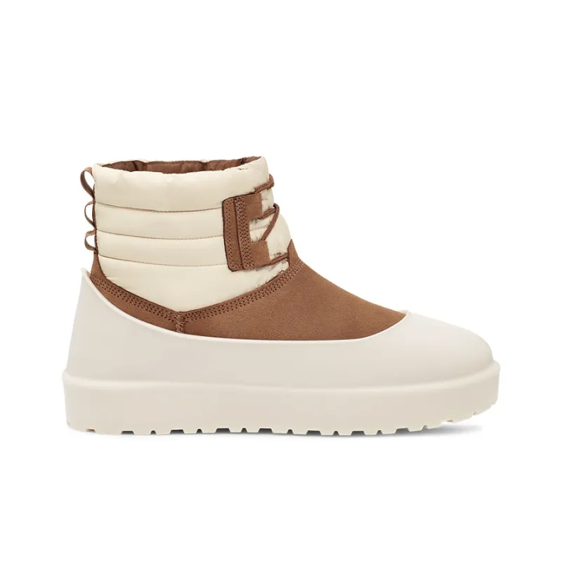 UGG Classic Mini Lace Up Weather Boot Chestnut Whitecap-1