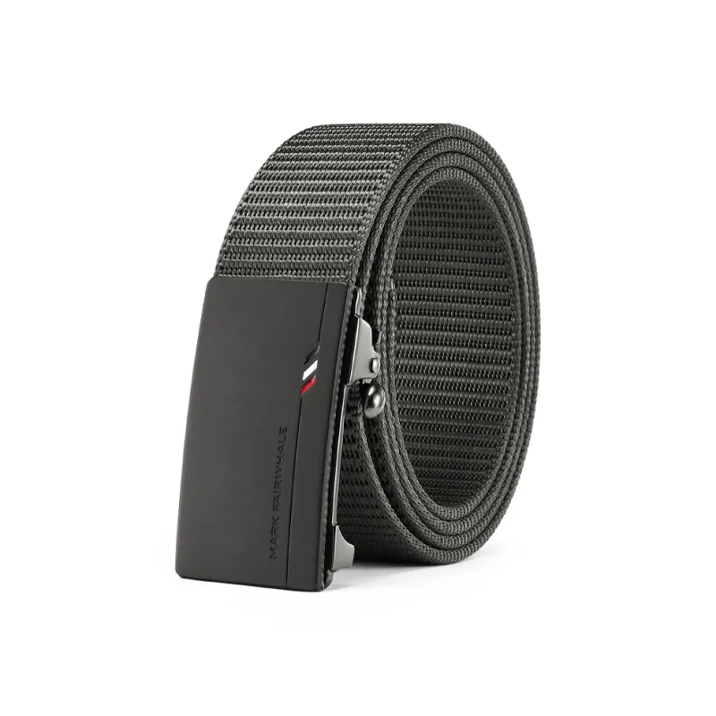 FAIRWHALE Convenient Fashion Youth Automatic Buckle Toothless Nylon Belts Men's 3.4CM-4