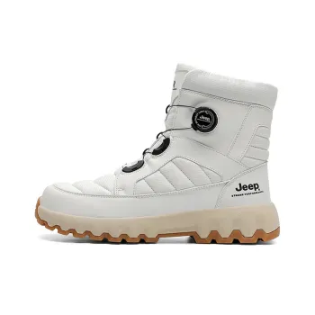Jeep Thermal Abrasion Resistant Height Increasing Slip Resistant Coverage Short Snow Boots Unisex