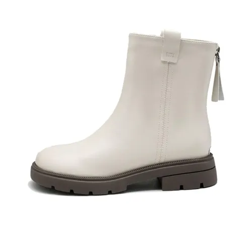 EXULL Q Ankle Boots Women's Off White