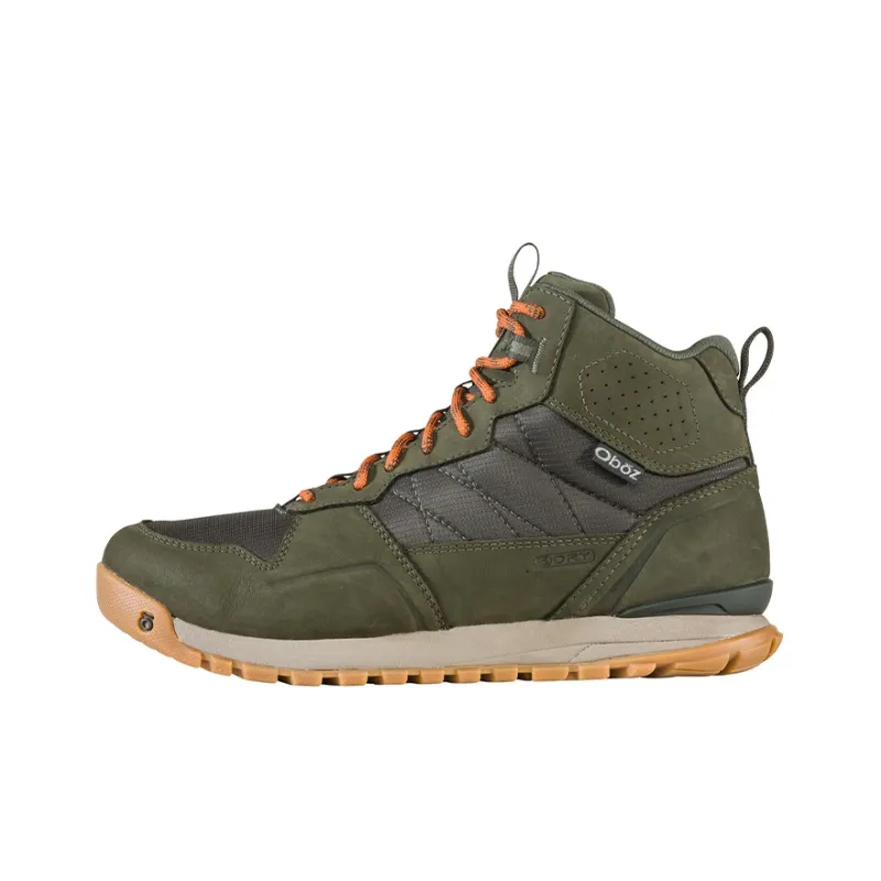 Oboz Footwear Bozeman Anti-Slip Wear-Resistant Mid-Top Outdoor Shoes Men's Green-0