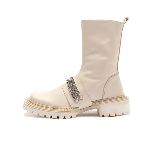 STOOSHE Ankle Boots Women's Off White