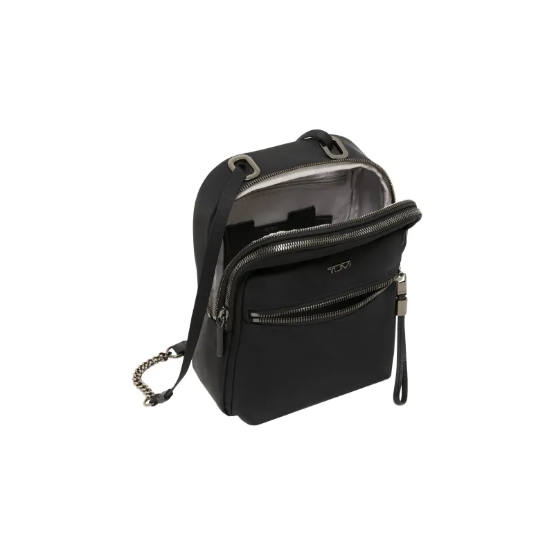 TUMI Nylon One Shoulder Crossbody Backpack Regular Unisex Black-3