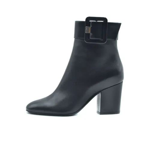 SERGIO ROSSI Ankle Boots Women's Low-Top Black