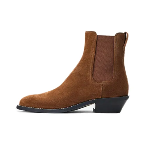 TOD'S Chelsea Boots Men Khaki Brown