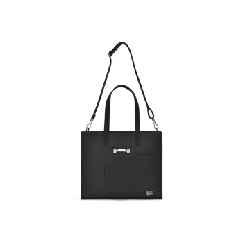 EPIPHQNY PU Tote Bag Shopping Bag Shoulder Bag Crossbody Bag Handheld Bag Briefcase Regular Unisex Black