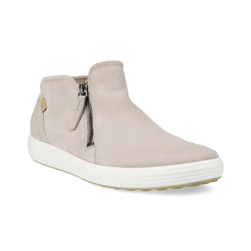 Ecco Soft 7 Ankle Boots Women's Gray Rose-1