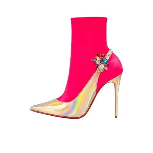 Christian Louboutin Ankle Boots Women's Pink