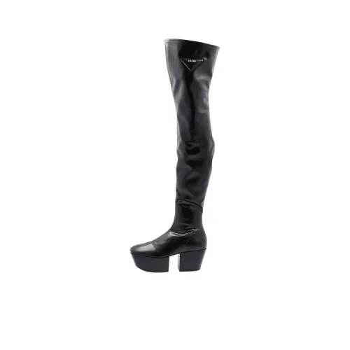 PRADA Knee-high Boots Women's Black