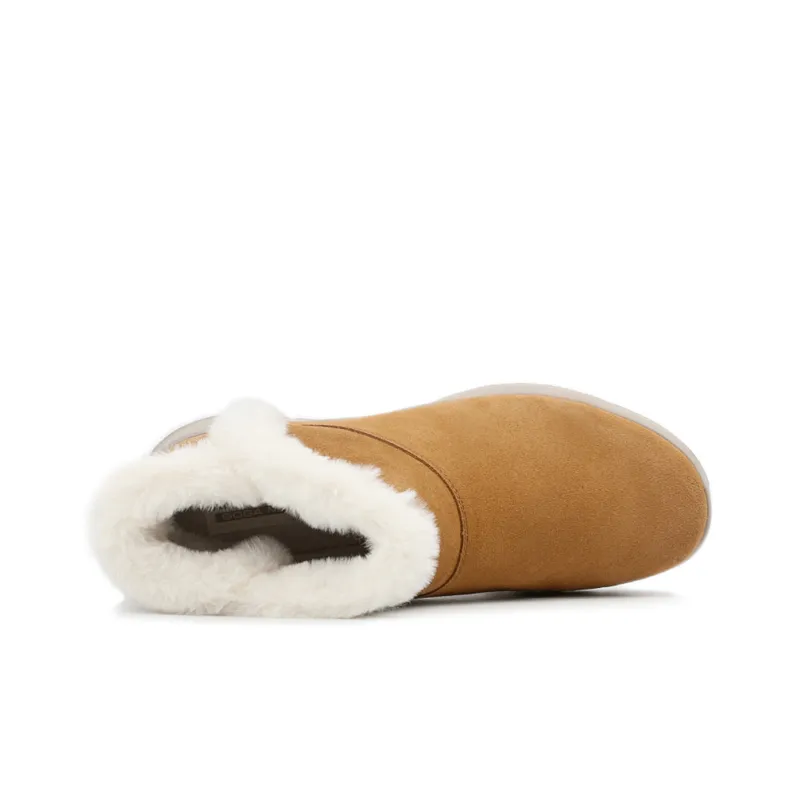 Skechers On The Go Joy Snow Boots 'Brown White' Women's-3