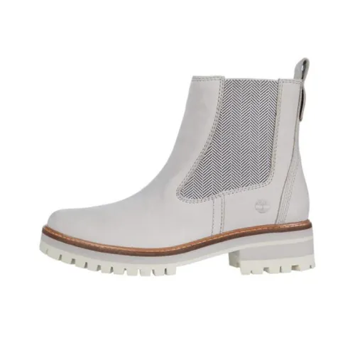 Timberland Chelsea Boots Women's Gray White