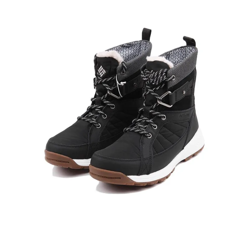 Columbia Thermal Waterproof Abrasion Resistant Crew Snow Boots Women's Black-2