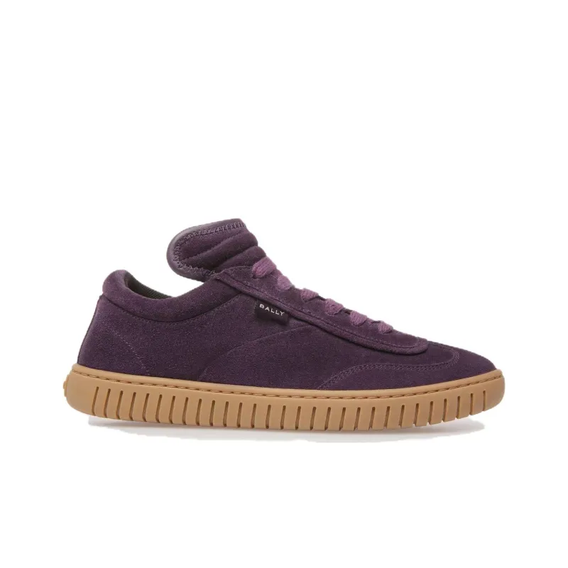 BALLY Player Lace-up Suede Sneakers-1