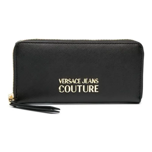 VERSACE JEANS COUTURE Artificial Leather Wallet Women's Black