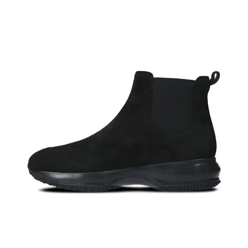 HOGAN Interactive Leather Chelsea Boots