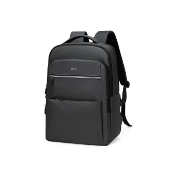 POLO Fabric 17.3 Inches Computer Graduation Travel Backpack For Men Backpack Extra Large Men's Gray