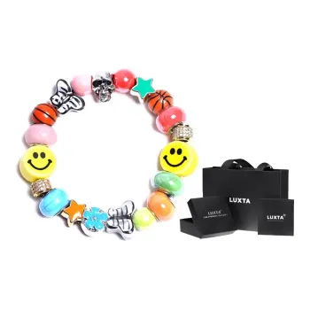 LUXTA Multicolor Hip Hop Trendy Fashion Chinese Style Trend Butterfly Skull Element Bracelets Unisex