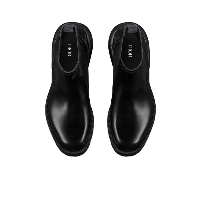 DIOR Chelsea Boots Men Black-4