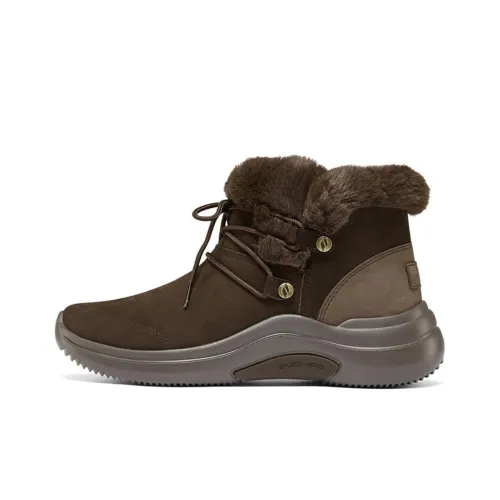 Skechers ON THE GO Snow Boots Women's Dark Coffee/Gray