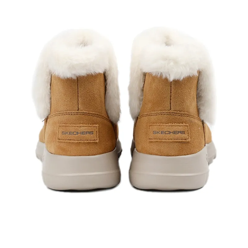 Skechers On The Go Joy Snow Boots 'Brown White' Women's-2