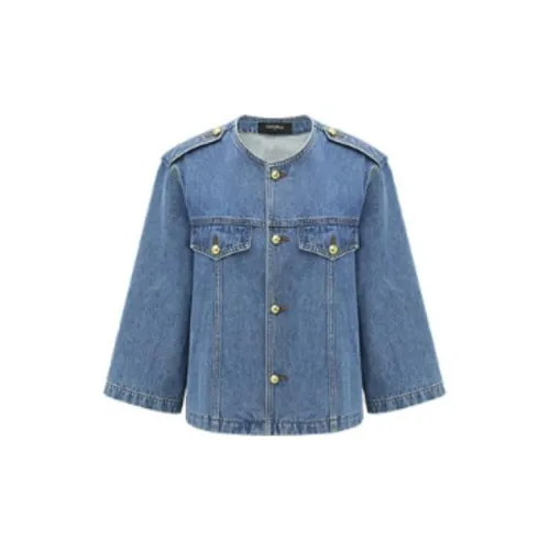 COCOBELLA Denim Jackets Women's Denim Blue